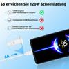 USB-C Cable 120W 6A, 3 m, Type-C Charging Cable for Xiaomi 17T Pro, 15, 14T Pro view 3