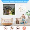 Magnetic Insect Screen Curtain, 190 x 105 cm, Brown view 2