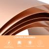 sourcing map Copper Flashing Roll, 3500 x 100 x 0.1 mm, 99.9% Pure Copper, for Electrical DIY Projects view 3