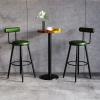 BONAD Nordic Bar Stool with Backrest, Blue view 3