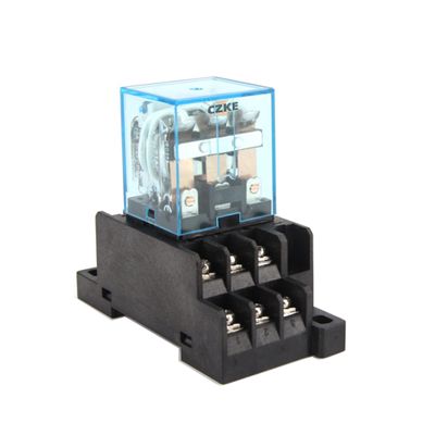 ANZOAT HH63P LY3NJ 10A Miniature Electromagnetic Relay, AC/DC 12V–380V, 11-Pin PTF11A Socket