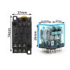 ANZOAT HH63P LY3NJ 10A Miniature Electromagnetic Relay, AC/DC 12V–380V, 11-Pin PTF11A Socket view 3