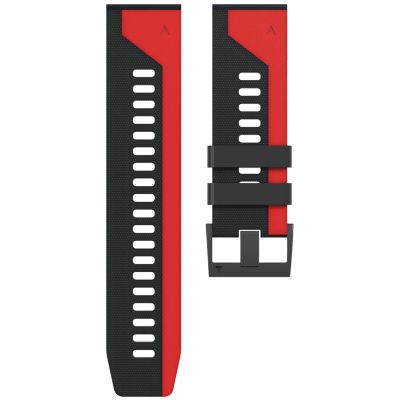AEMALL 26 mm/22 mm Quick-Release Silicone Band for Garmin Fenix 6/6X Pro, 5/5X Plus, 3/3HR, S62, 935, Enduro MK1/MK2, Forerunner 935/945, Agate