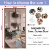 ZFEBHMY Magnetic Fly Screen Door, Brown, 200 x 210 cm (78 x 82 in.) view 3