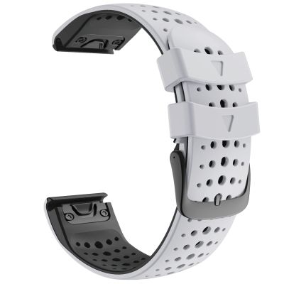 CEKGDB 26 22 mm Silicone Watch Band for Garmin Fenix 6X, 6 Pro, 5X, 5 Plus, 935, D2 3HR, Easyfit Band, 26 mm Fenix 5X/5X Plus, Agate