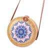YKFengYan Fengyan Handwoven Rattan Straw Shoulder Bag, Color E, 20 × 8 cm view 1