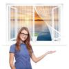 Magnetic Insect Screen, 160 x 200 cm, White view 1