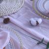XIUPO Wedding Birthday Party Cotton Gauze Table Runner, Red, Gray, Navy, White and Dusty Pink view 2