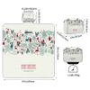 TropicalLife Merry Christmas Square Waterproof Foldable Picnic Blanket view 2
