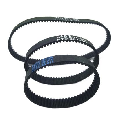 7-Pack HTD-3M Closed Rubber Timing Belts for 3D Printers, 10 mm Wide, 345 mm Long