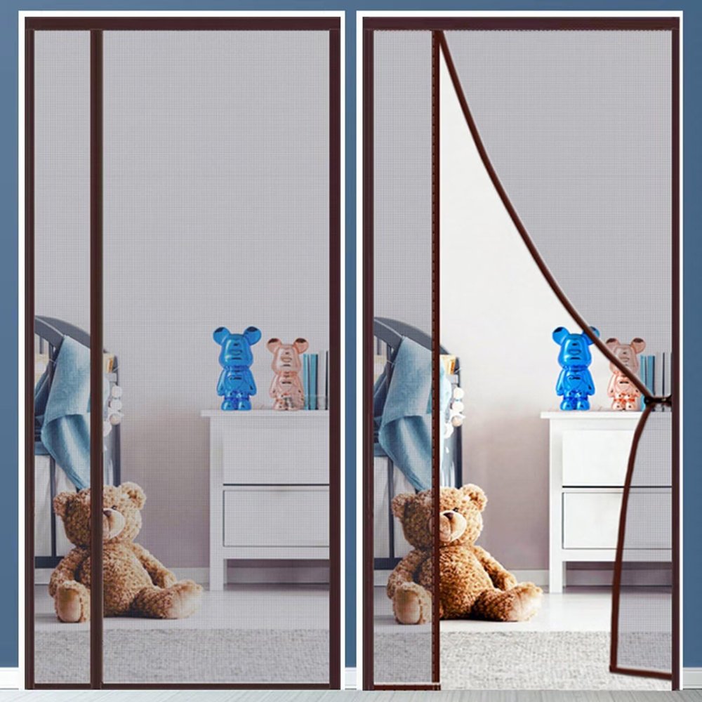 Magnetic Screen Door with Mosquito Net, 80 x 230 cm