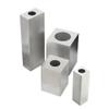1 Pc Aluminum Alloy Square Tube, Outer Square and Inner Round Opening, 19 x 19 mm, 8 mm Opening, 50 cm view 2