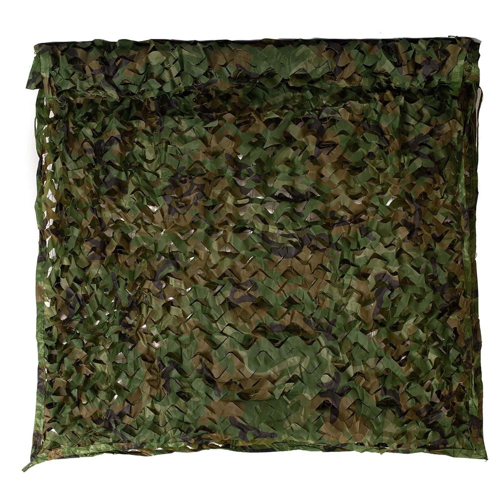 ZYOTRI Jungle Camouflage Net, 1x1 m, 2x4 m, 3x3 m, 3x5 m, 4x6 m, 5x9 m, 6x8 m, 8x9 m, 10x20 m, Sun Shade, Bundeswehr Camouflage, Decoration, Outdoor Camping, Garden Concealment Cover