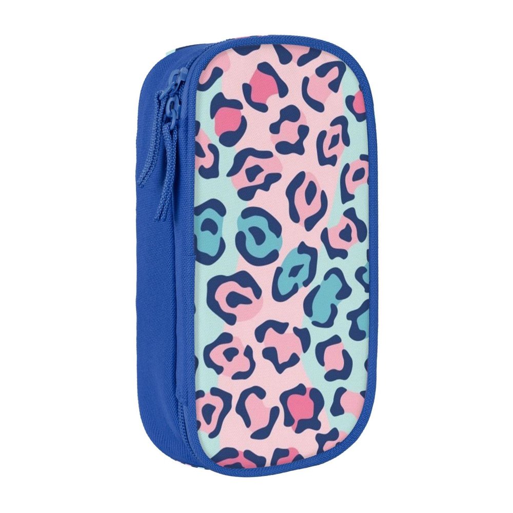 Lepard Large-Capacity Pencil Case for Adults, Office and Work, Pink