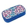 Lepard Large-Capacity Pencil Case for Adults, Office and Work, Pink view 3