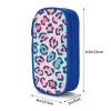 Lepard Large-Capacity Pencil Case for Adults, Office and Work, Pink view 4
