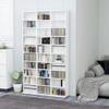 LIFTRR Furniture with CD Cabinet, High-Gloss White, 102 x 16 x 177.5 cm view 1