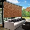 MZQMK Privacy Screen for Patios, Natural Reed Fence for Outdoor Balconies, Easy to Install, Customizable view 1