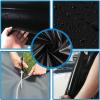 KUBAOS Pond Liner 6 x 8 m / 8 x 10 m, 0.3 mm Waterproof HDPE Liner for Koi Ponds, Streams, Fountains, Waterfalls and Gardens (Black, 1 x 12 m) view 2