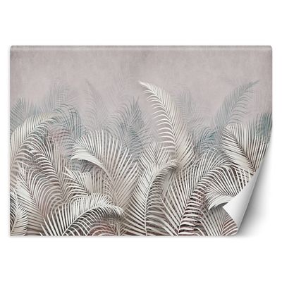 Feeby 3D Palm Leaf Wallpaper, Textured Vinyl, 450 x 315 cm, Non-Woven
