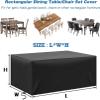Jianghu Art 600D Oxford Garden Furniture Cover, 130 x 130 x 77 cm view 2