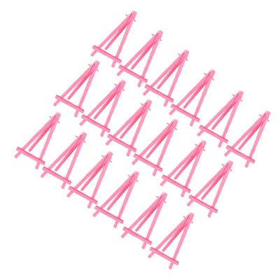 Anneome 30-Piece Mini Plastic Easel Set, Foldable