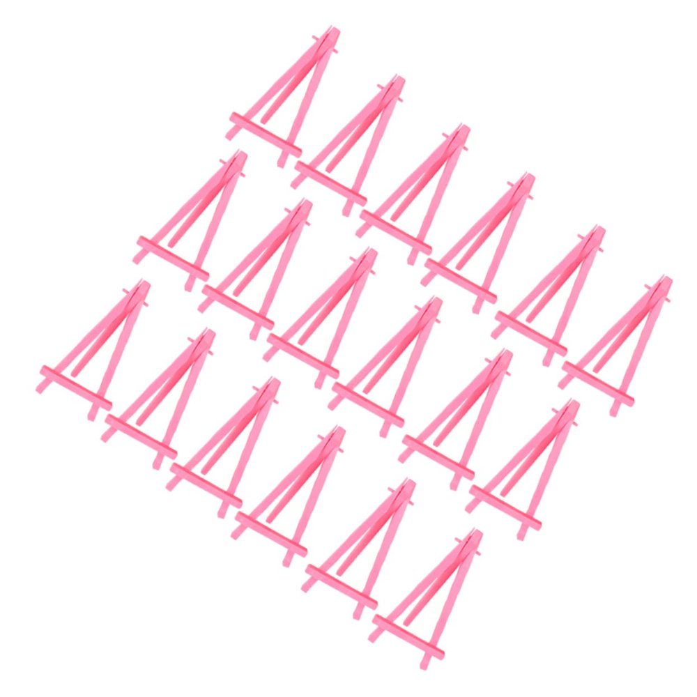 Anneome 30-Piece Mini Plastic Easel Set, Foldable