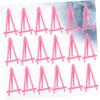 Anneome 30-Piece Mini Plastic Easel Set, Foldable view 3