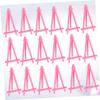 Anneome 30-Piece Mini Plastic Easel Set, Foldable view 4