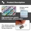 ILMBVM Hologram Tamper-Evident Labels with Unique Serial Numbers (3 x 1 cm), 1,200 pcs view 2