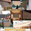 Rectangular Shade Sail 2.6 x 2.8 m, HDPE 220 g/m², Gray view 2