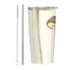 Mushroom Stainless Steel Tumbler with Lid and Straw, 590 ml view 1