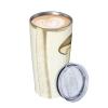Mushroom Stainless Steel Tumbler with Lid and Straw, 590 ml view 3