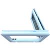 BE Bauelemente 500 x 500 mm Basement Window, Double-Glazed, DIN Left/Right view 3