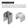 Sourcing Map 200-Piece Fold-Over Crimp Ends, 15 x 9 mm, White Nickel view 4