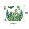 Fopytu Green Plant Leaves Toilet Seat Sticker view 2