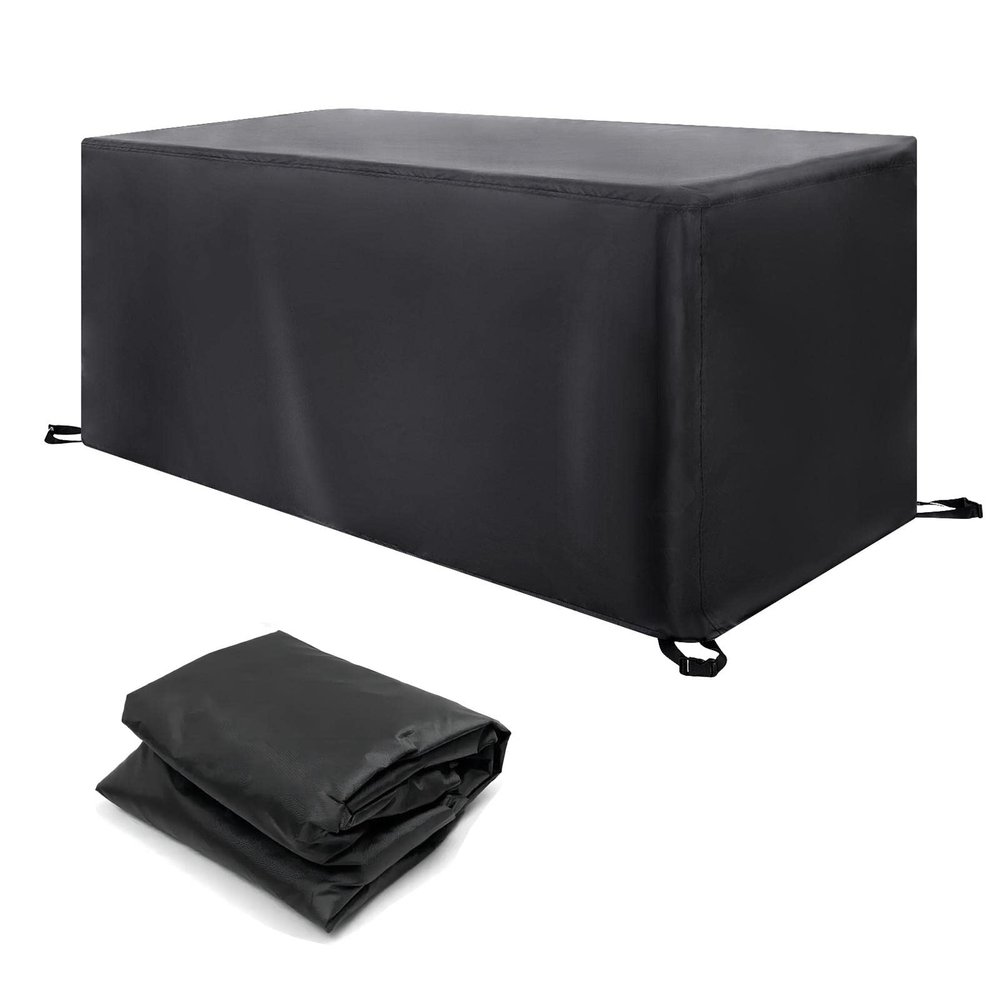 KADING Outdoor Furniture Cover, 190 x 80 x 90 cm, Black, Waterproof 420D Oxford Fabric