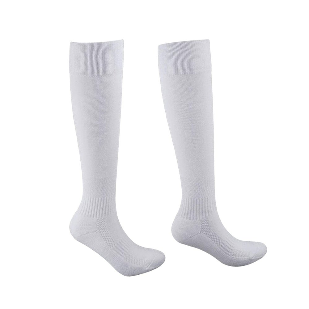 Ronyme Fencing Socks for Men, White, Size S