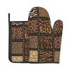 Wild Zoo Oven Mitt and Potholder Set, 2-Piece, Heat-Resistant and Waterproof view 1