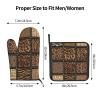 Wild Zoo Oven Mitt and Potholder Set, 2-Piece, Heat-Resistant and Waterproof view 2