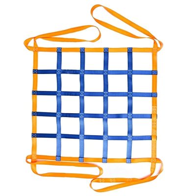 Suspended Cargo Net, Flat Nylon Heavy-Duty Net for Rigging, Moving and Lifting, 3 x 3 m, 20 cm Mesh, 3.5 t Load