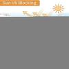 Garden Privacy Screen 1.4 x 9 m, Breathable Sun Shade Net, Khaki view 2