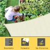 Garden Privacy Screen 1.4 x 9 m, Breathable Sun Shade Net, Khaki view 3