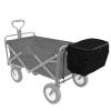 Folding Wagon Cooler with 15 L Insulated Lunch Bag for Camping, Grilling, Golf, Picnics, Frozen Foods, and Shopping view 1