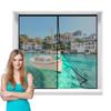 Magnetic Insect Screen for Windows, Black, 90 x 155 cm view 1