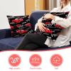 2-Pack Decorative Square Pillow Covers for Sofa, Couch, Bed, Chair, or Car view 3