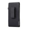 DFV mobile Leather Holster Pouch Card Holder with 360° Swivel Belt Clip for Sony Xperia ACE II SO-41B (2021) - Black view 4