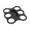 3 Cup Trays, PS, 22.4 x 24.4 x 2.4 cm, Black, for 6 Cups view 1