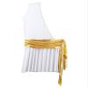 Winying Men's Gladiator Costume One-Shoulder Roman Warrior Outfit with Roman Skirt, White, XL view 4