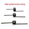 MCOLT V-Spring Torsion Hairpin Spring, 1.5 mm Wire Diameter, 9 Coils, 120°, 10-Pack (15 mm x 1.5 mm) view 3
